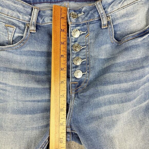 Vigoss Ace High Rise Super Skinny Jeans Womens 27 Light Wash Button Fly Stretch - Picture 10 of 16